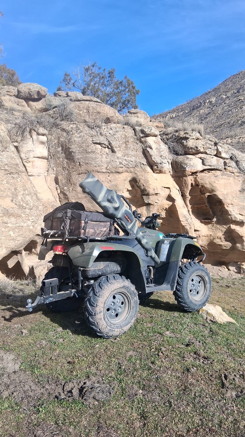 Customer photo review of Kolpin Utility Gun Boot & Mount for Suzuki KingQuad