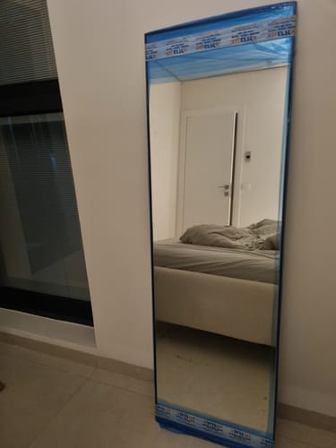 Customer photo review of מראה לפי מידה פינות ישרות