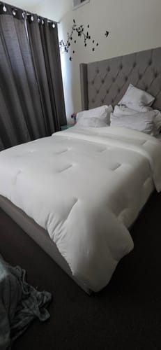 Customer photo review of MarshMellow Comforter