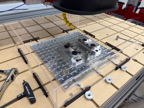 Customer photo review of Shapeoko 4, Pro, & HDM Fixture Tooling Plate