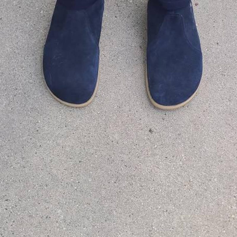 Customer photo review of Zero Drop Barefoot Sneakers – Handcrafted Leather Shoes With Wide Toe Box & Flexible Sole