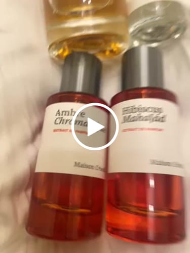Recensione con video di un cliente su Ambre Chromatique extrait de parfum