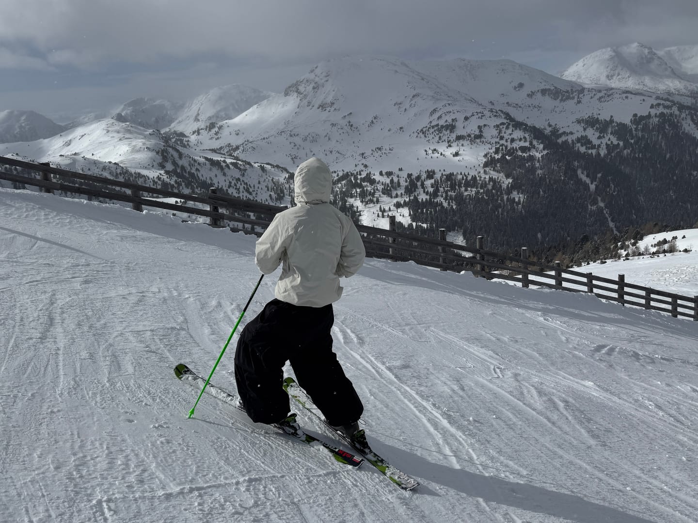 Customer photo review of Men's Black Lightweight Inner Leg Vents Baggy Snow Pants
