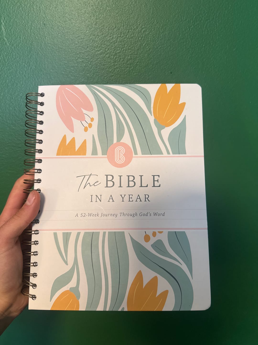 Customer photo review of The Bible In A Year: A 52-Week Journey Through God's Word