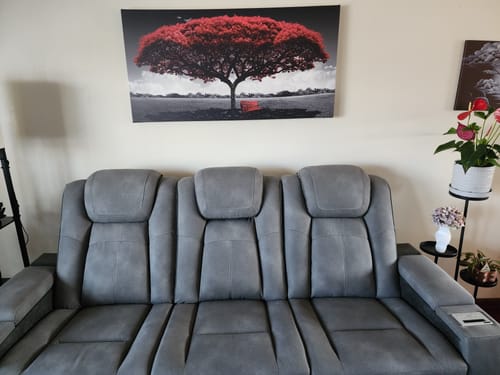 Customer photo review of RED TREE CANVAS