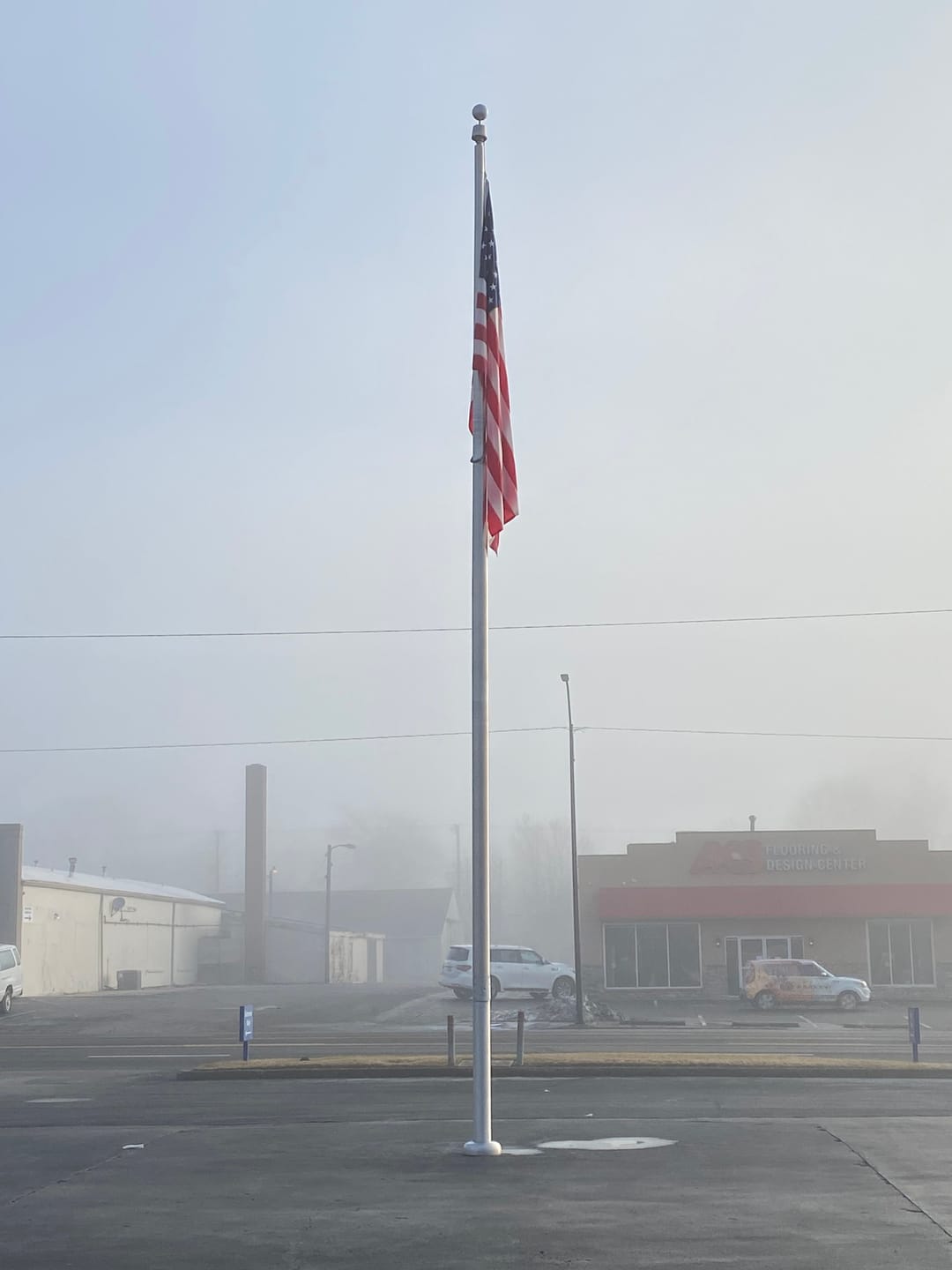 Customer photo review of 6' x 10' American Flag