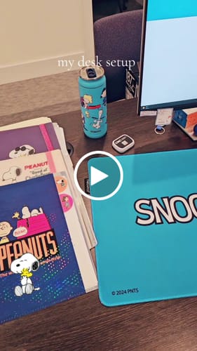 Customer video review of Sun-Star Peanuts Snoopy Clear Book - A4 - Beige - Limited Comics Edition