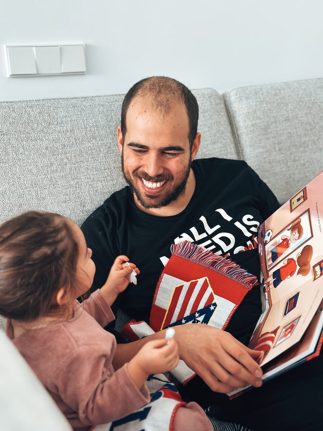 Customer photo review of Atlético de Madrid Personalised Book