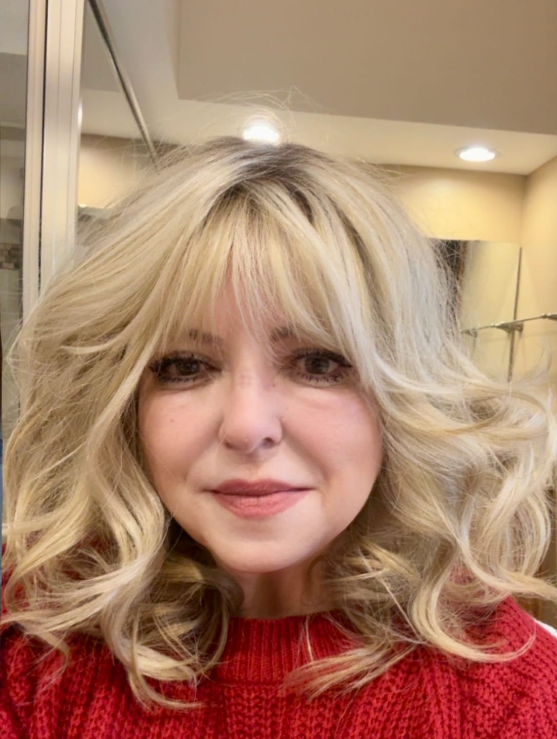 Customer photo review of CASUALLY CAUGHT - Cream Soda Blonde