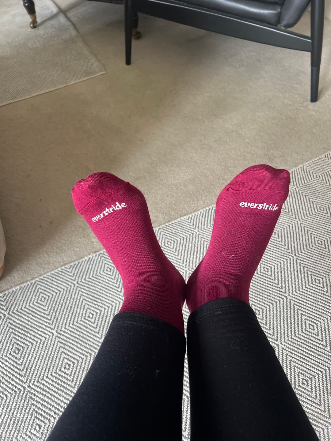 Customer photo review of Everstride™ Bamboo Compression Socks