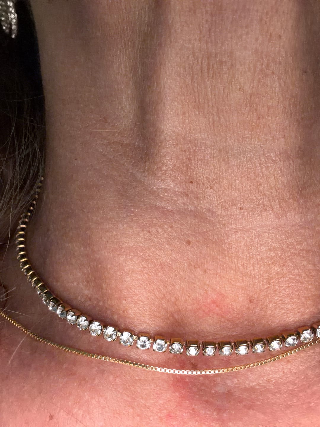 Customer photo review of Monaco Tennis Necklace (Bundle)