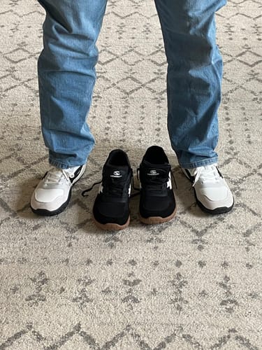 Customer photo review of Hareball - Wide Toe Sneakers