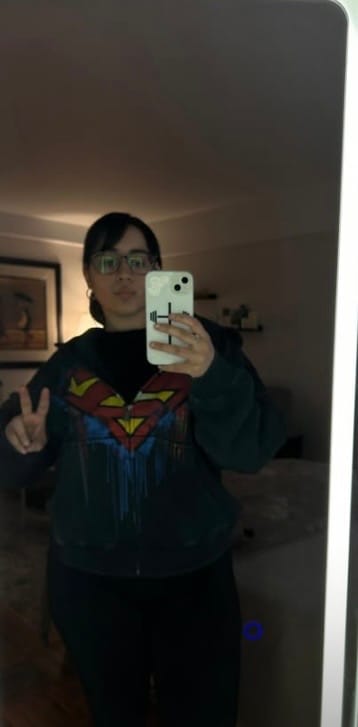 Customer photo review of 5011 - Superman Drip Zip-Ups