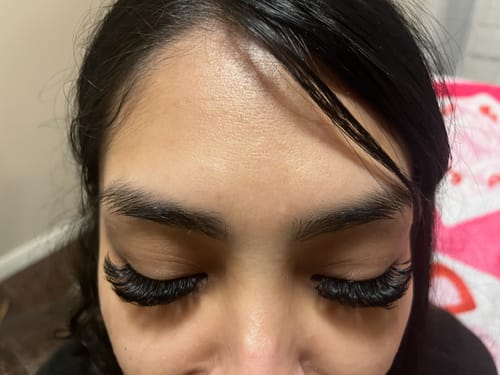 Customer photo review of Classic Lash Extensions 0.10mm