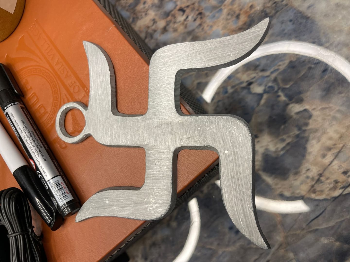 Customer photo review of Premium Zinc Swastik Vastu Remedy for Home & Office — Rust-Resistant Dosh Nivaran Symbol | Vastu Mandir
