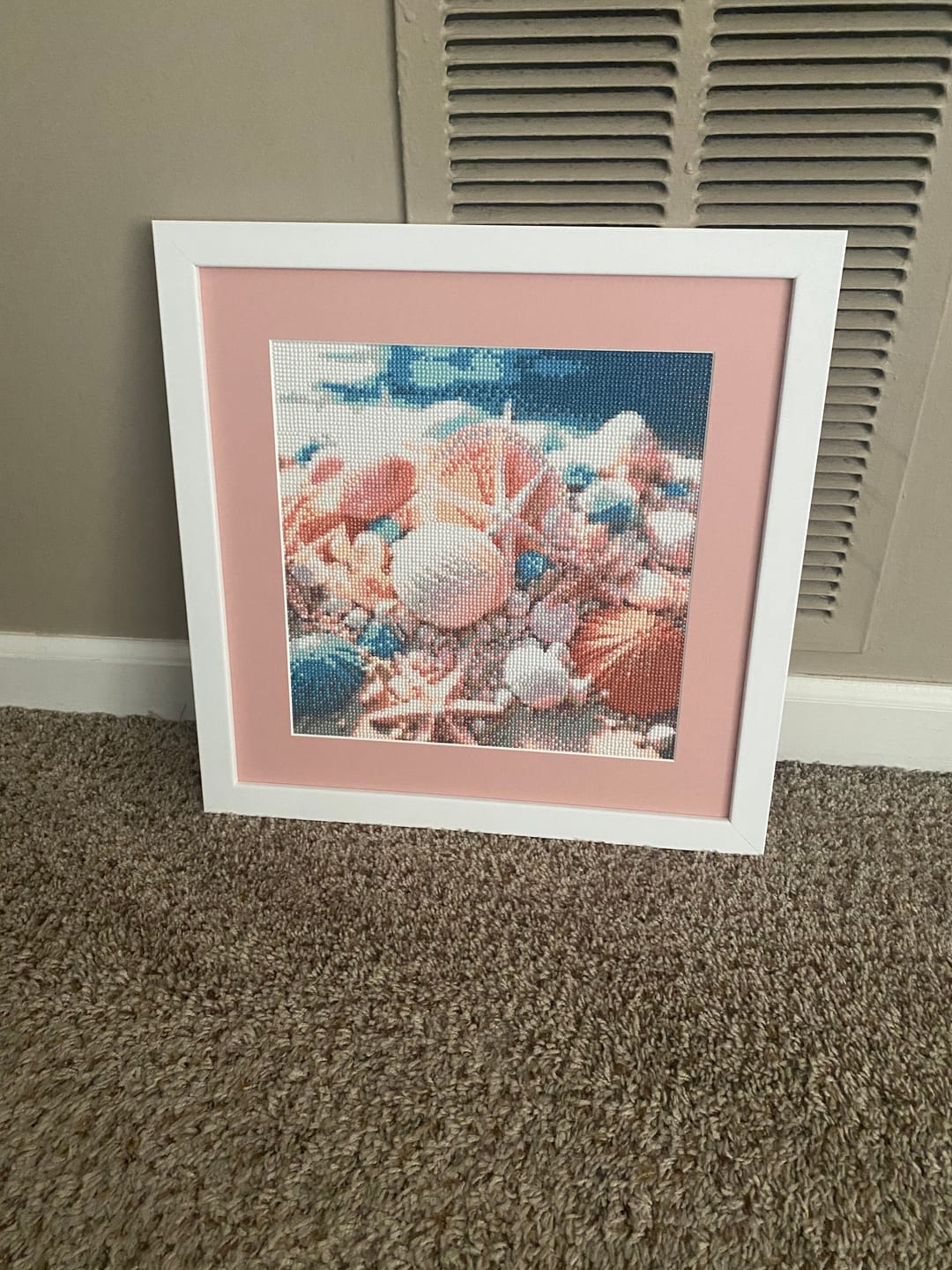 Customer photo review of Colorful Shells - Exclusive Premium Diamond Painting Kit