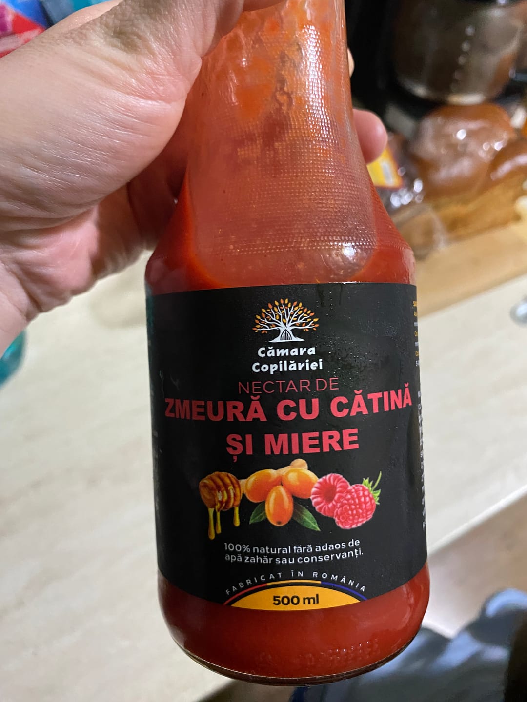 Customer photo review of Nectar de Zmeura cu Cătină și miere - 500ml