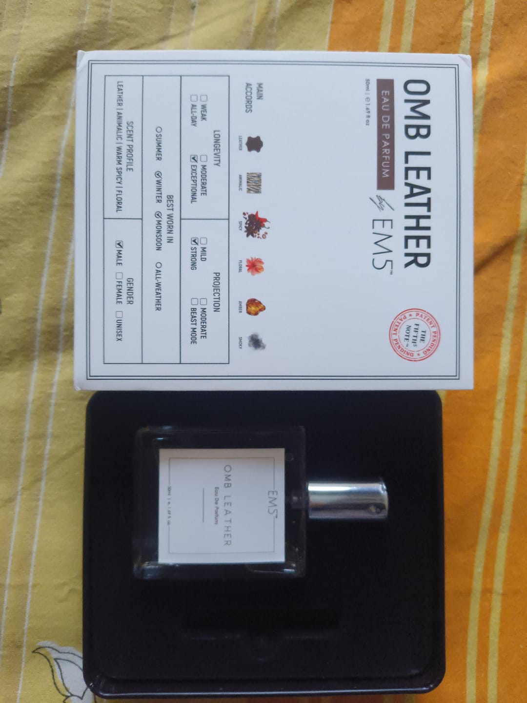 Customer photo review of Omb Leather | Eau De Parfum