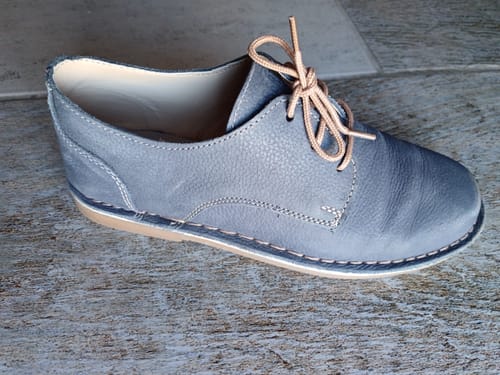Customer photo review of VELLIES AZIBO (NUDE SOLE) LADIES NAVY