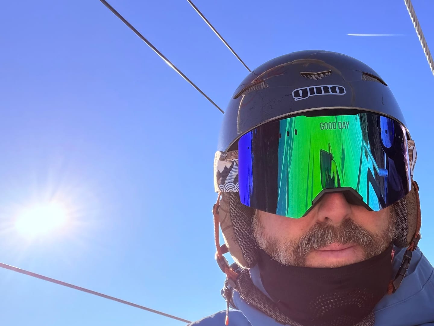 Customer photo review of The Valorie Snow Goggle - Photochromic Green Lens