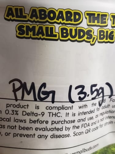 Customer photo review of Pinkman Goo Exotic THCA Flower