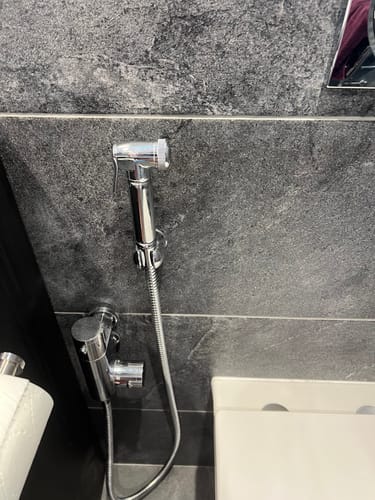 Customer photo review of Round Douche Thermostatic Bar Valve with Shower Spray Kit Chrome