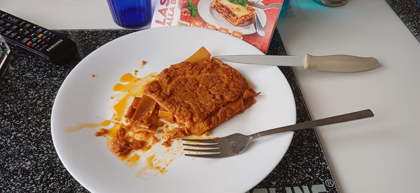 Customer photo review of Lasagna proteica alla bolognese Pronta