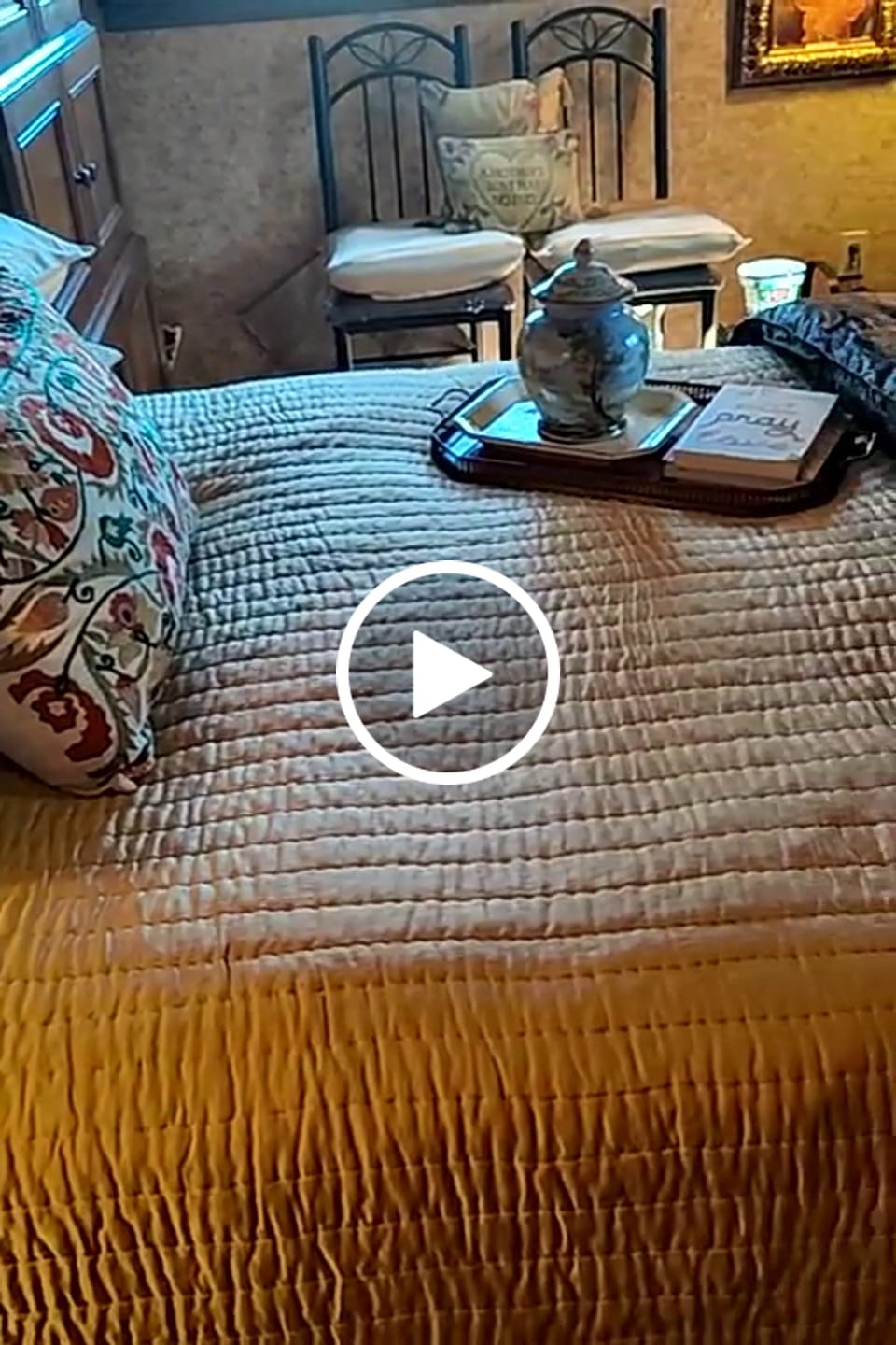 Customer video review of Deluxe Silk Goose Down Comforter