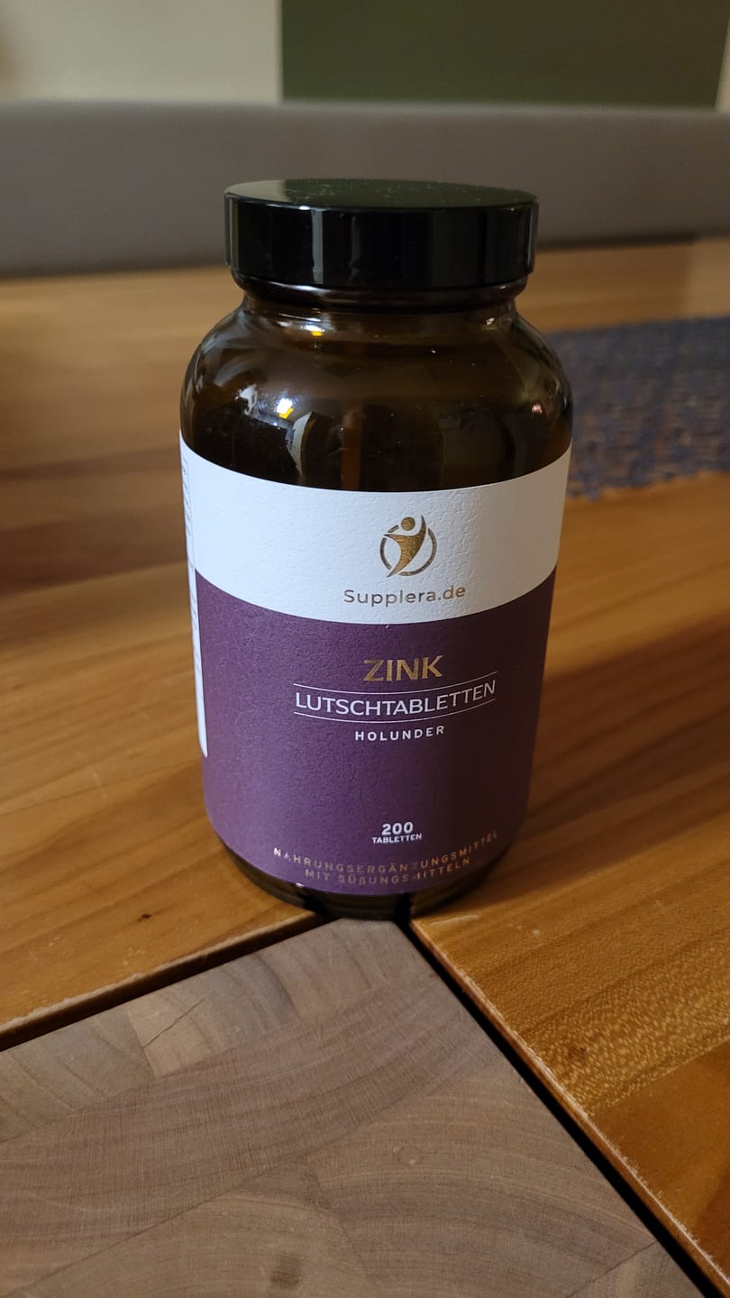 Customer photo review of Lutschtabletten Zink Holunder