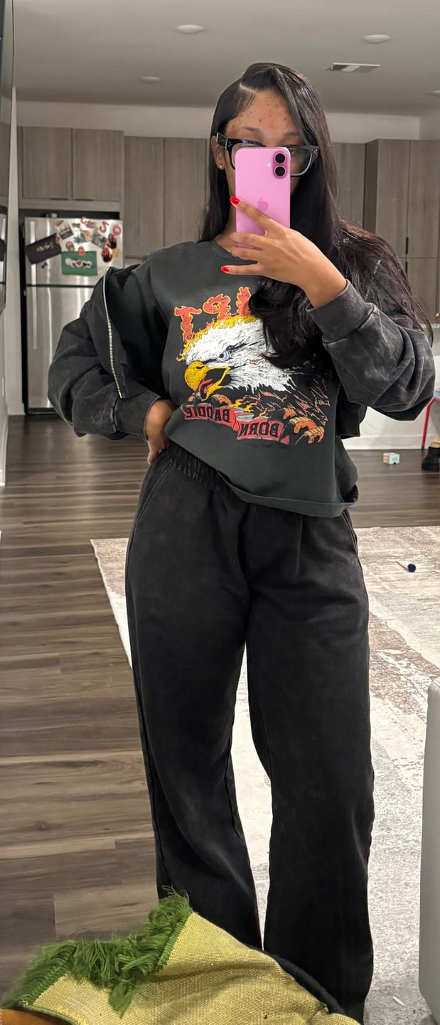 Customer photo review of BORN BADDIE VINTAGE TEE