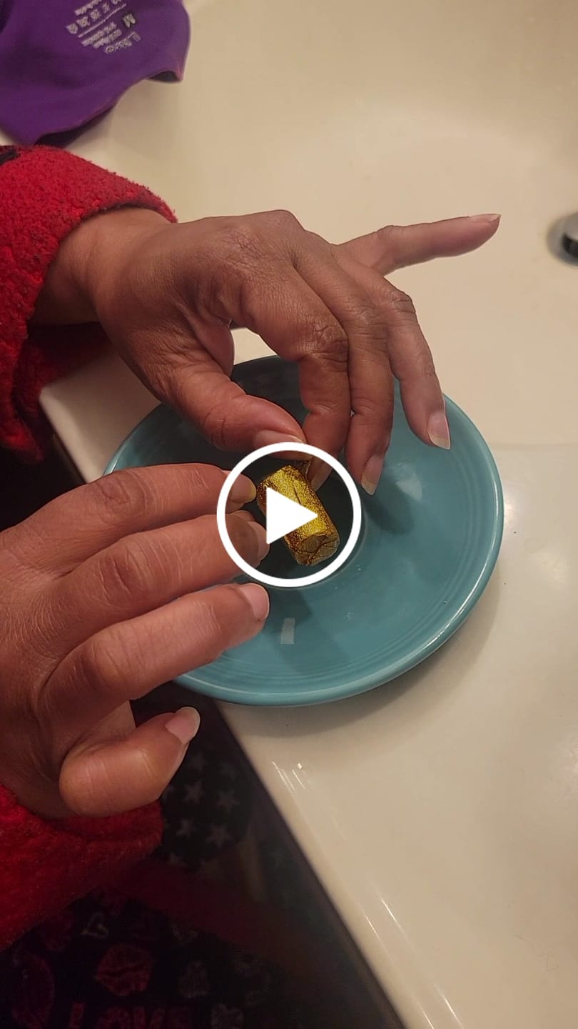 Customer video review of Calm & De-stress Diamond Candle