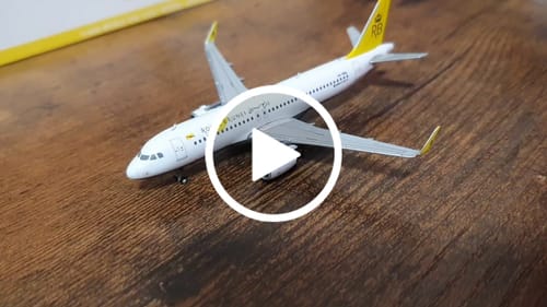 Customer video review of GEMINI ROYAL BRUNEI A320NEO 1/400 REG#V8-RBA (**)
