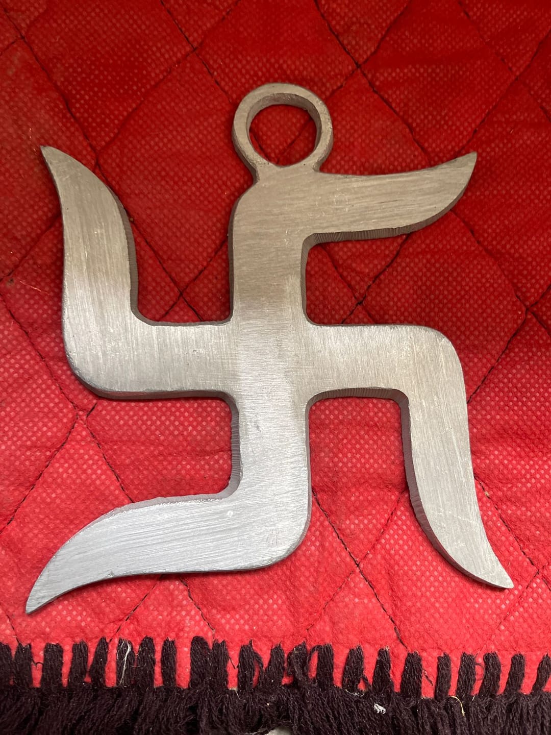 Customer photo review of Premium Zinc Swastik Vastu Remedy for Home & Office — Rust-Resistant Dosh Nivaran Symbol | Vastu Mandir