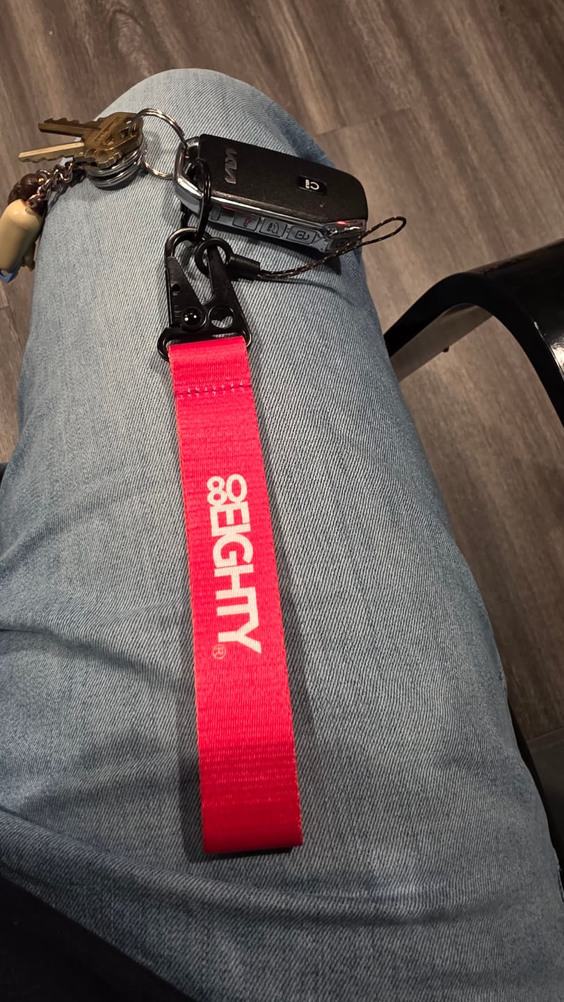 Customer photo review of 80Eighty® Remove Before Launch WristStrap