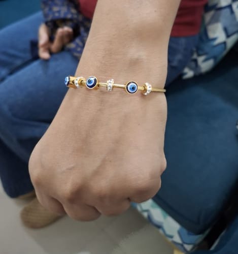 Customer photo review of Evil eye classy stylish kada