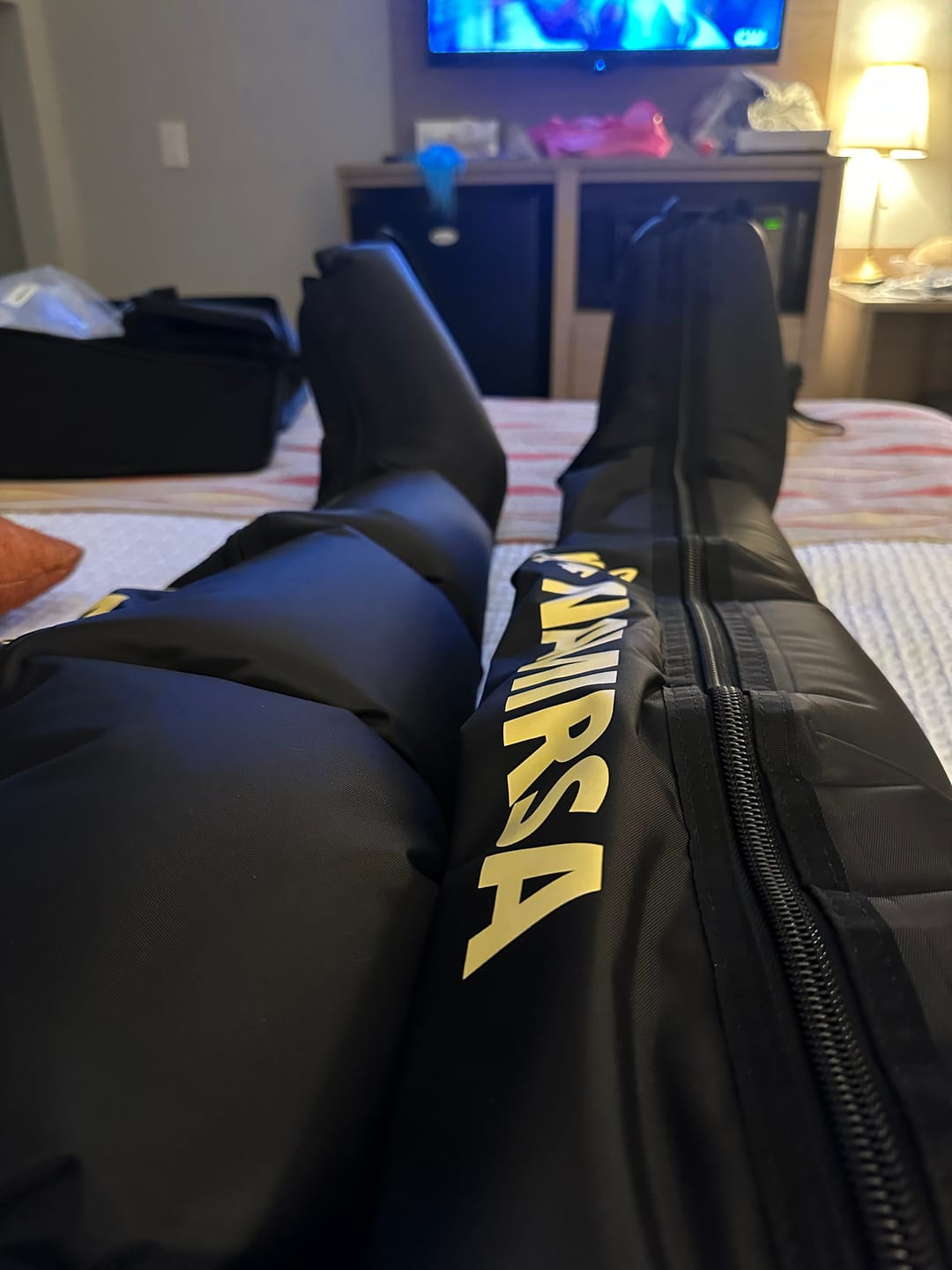 Customer photo review of NAMIRSA PRO AIR COMPRESSION BOOTS