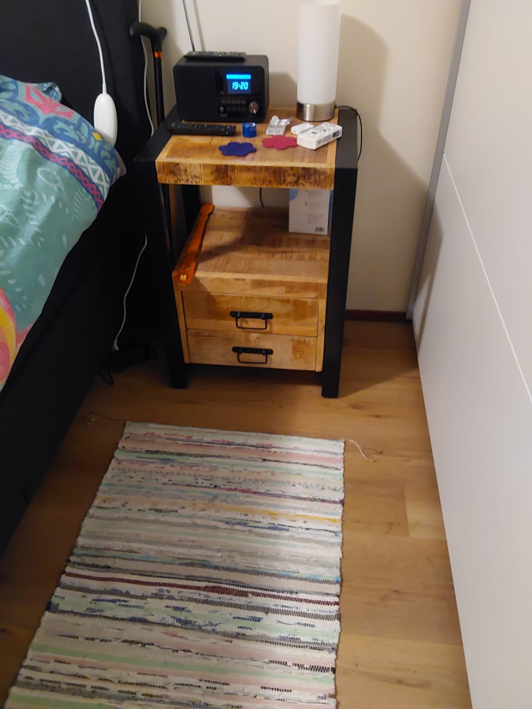Customer photo review of Mango Houten Nachtkastje Britt | 50x40x70cm Tijdloos & Handgemaakt Design