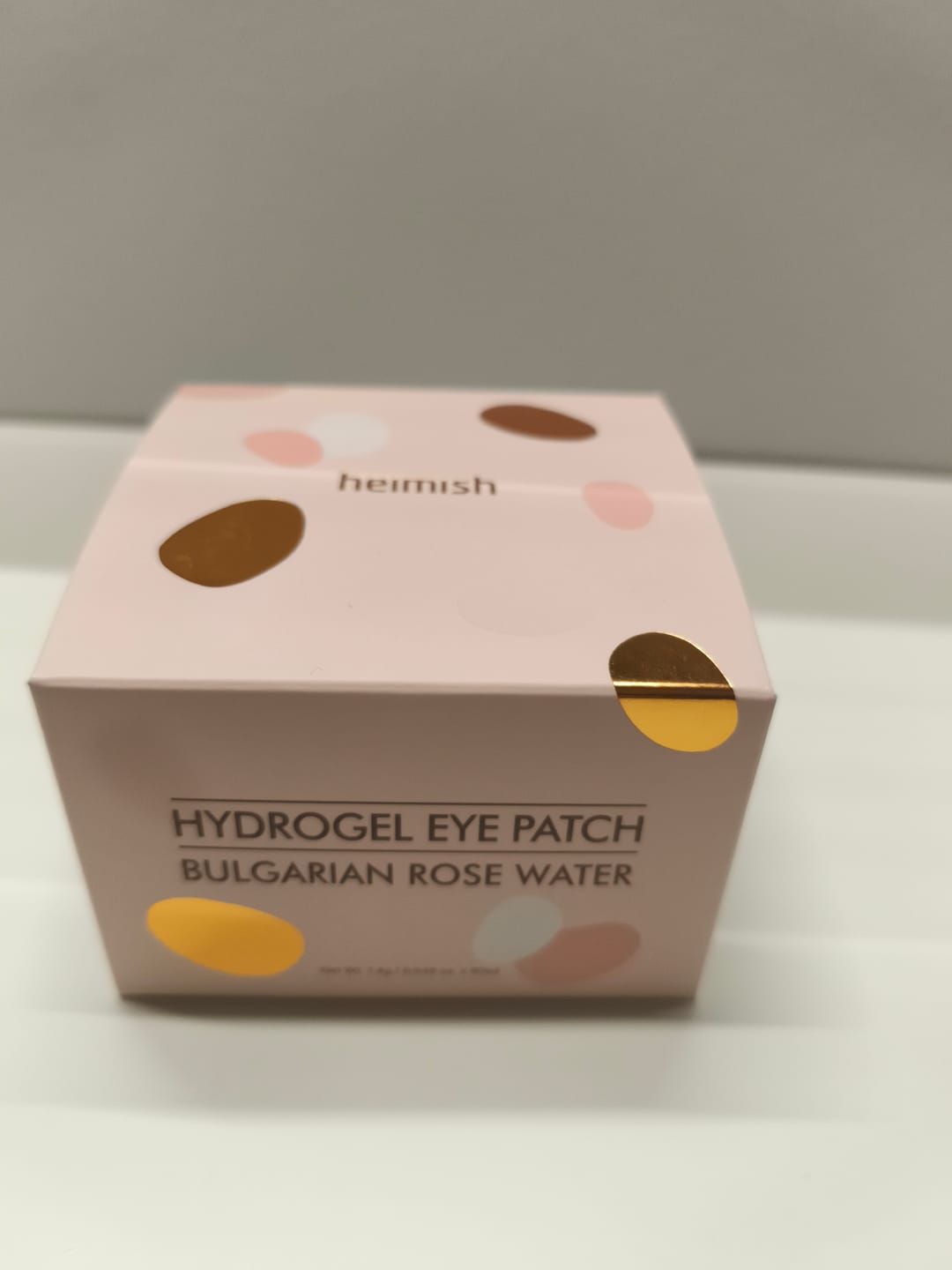 Customer photo review of Hidrogēla patči ar Bulgārijas rozes ekstraktu Heimish Eye Patch Bulgarian Rose Water