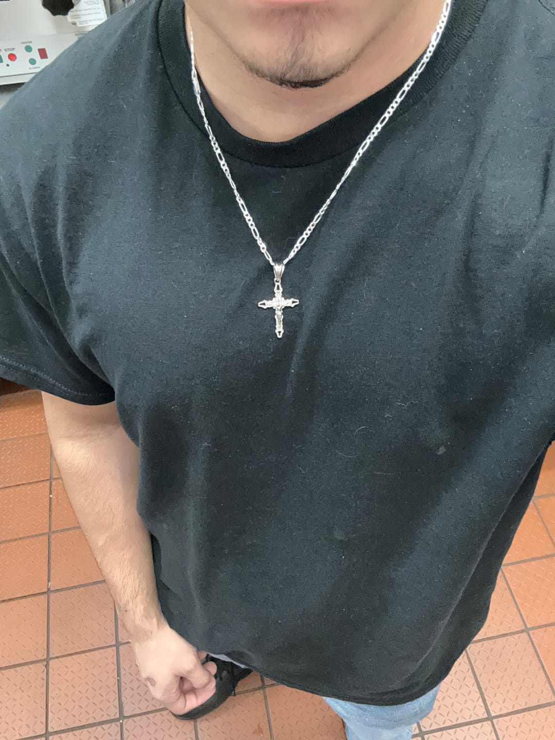 Customer photo review of CRUCIFIX CROSS PENDANT