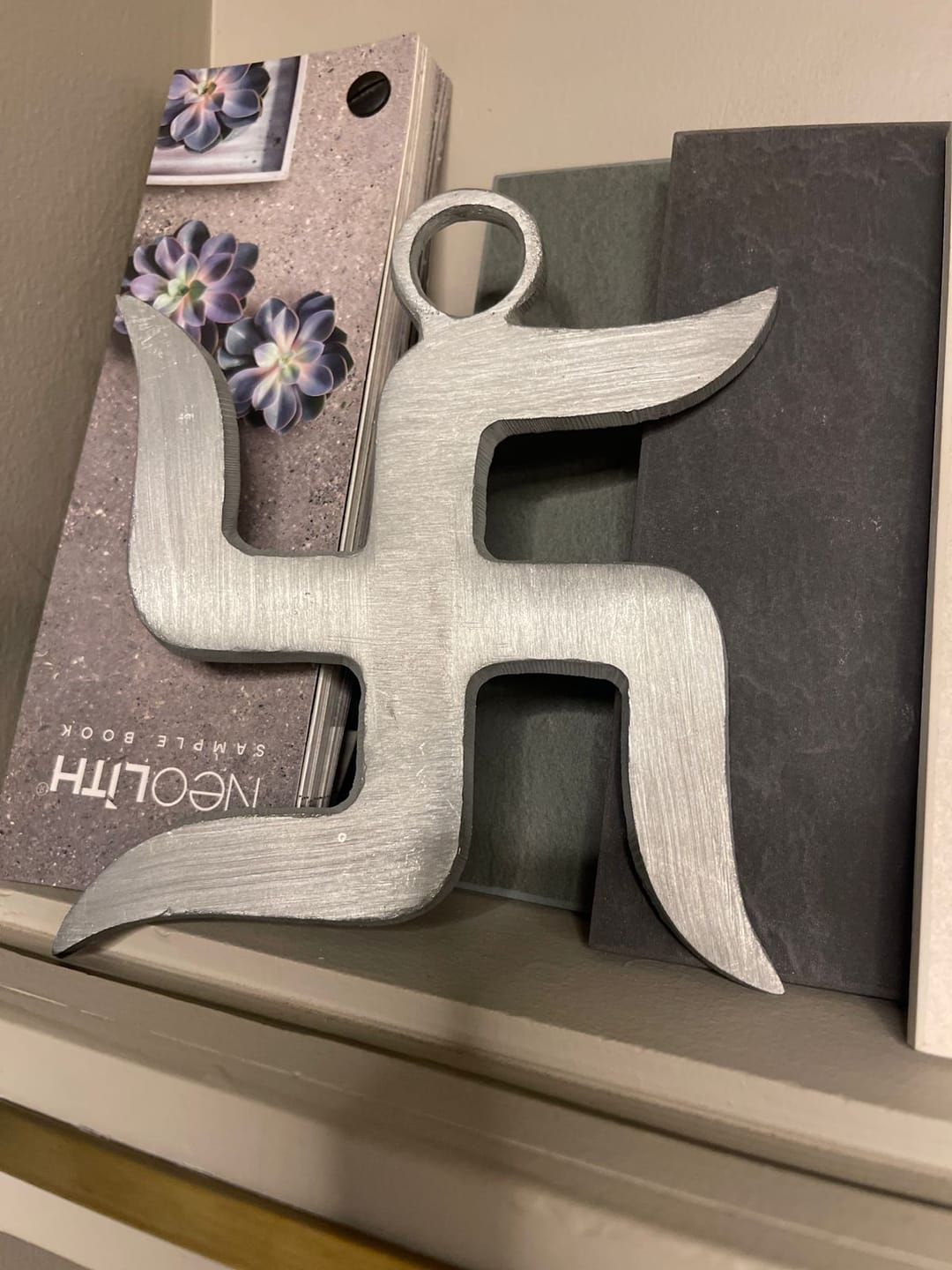 Customer photo review of Premium Zinc Swastik Vastu Remedy for Home & Office — Rust-Resistant Dosh Nivaran Symbol | Vastu Mandir