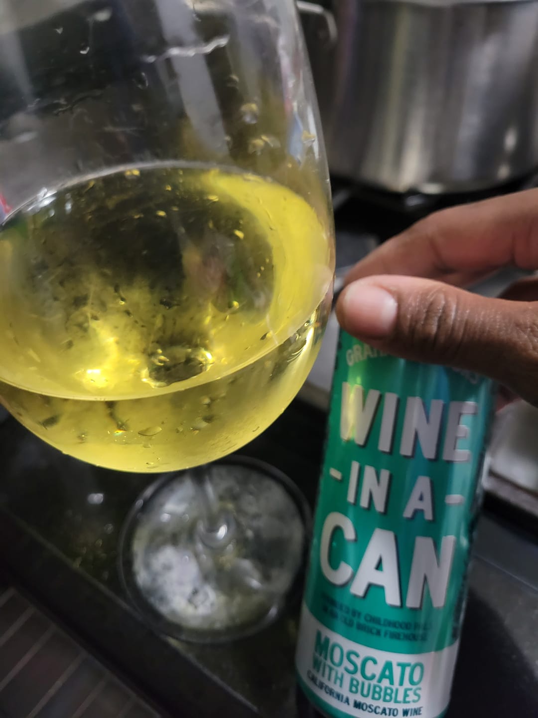 Customer photo review of Moscato with Bubbles