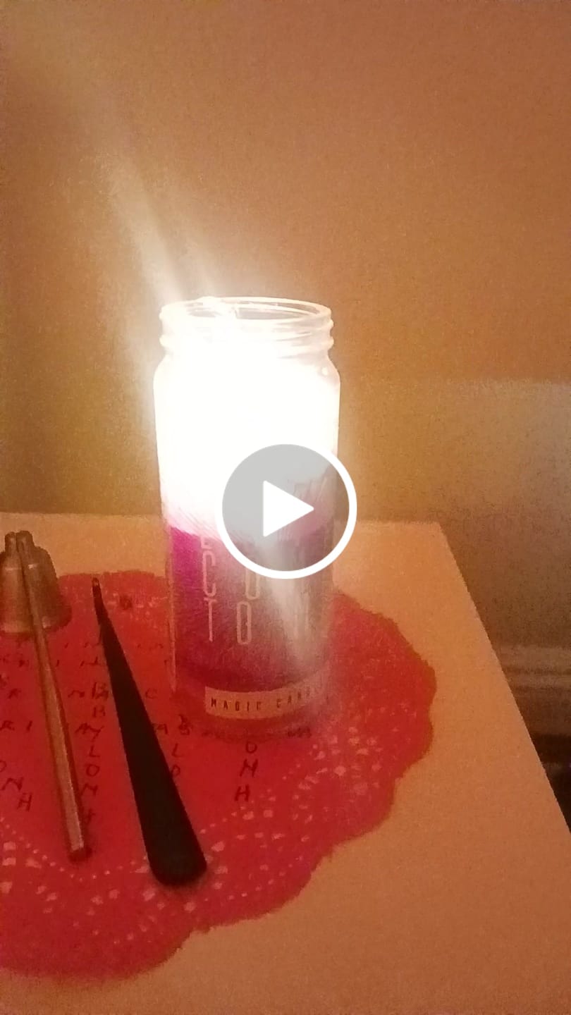 Customer video review of Love Come to Me Magic Candle