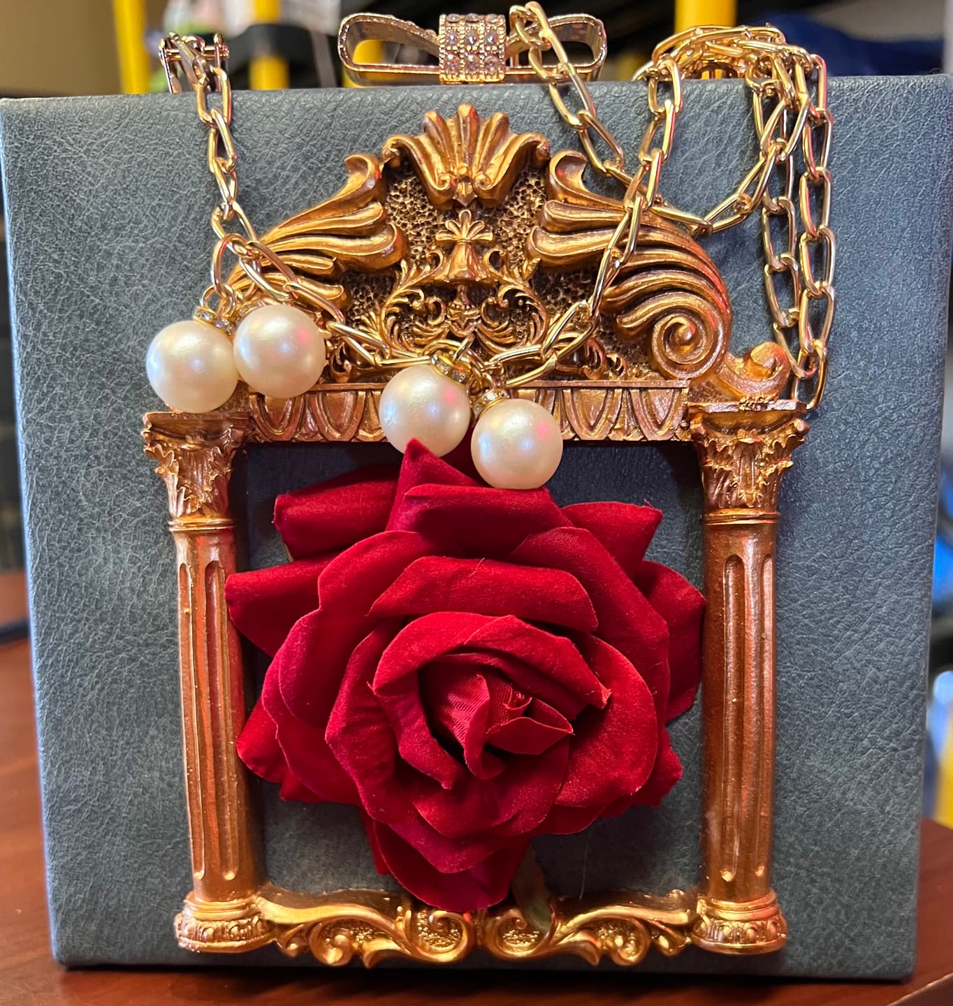 Customer photo review of Renaissance angel inspired bag