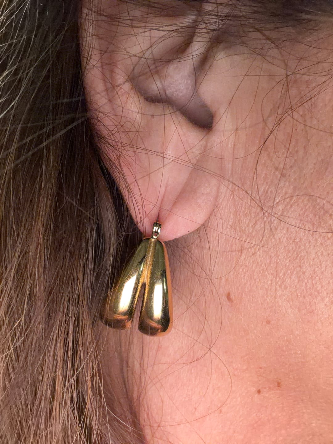 Customer photo review of Deya Earrings (Bundle)