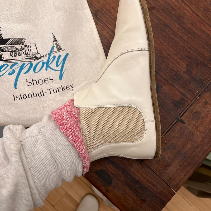 Customer photo review of Zero Drop Barefoot Sneakers – Handcrafted Leather Shoes With Wide Toe Box & Flexible Sole