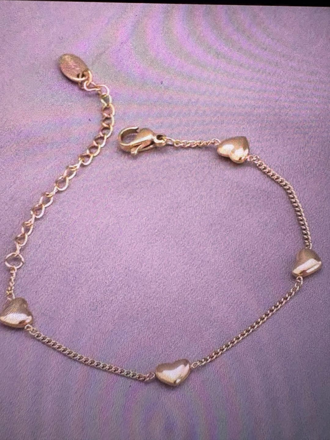 Customer photo review of Lunar Heart Bracelet