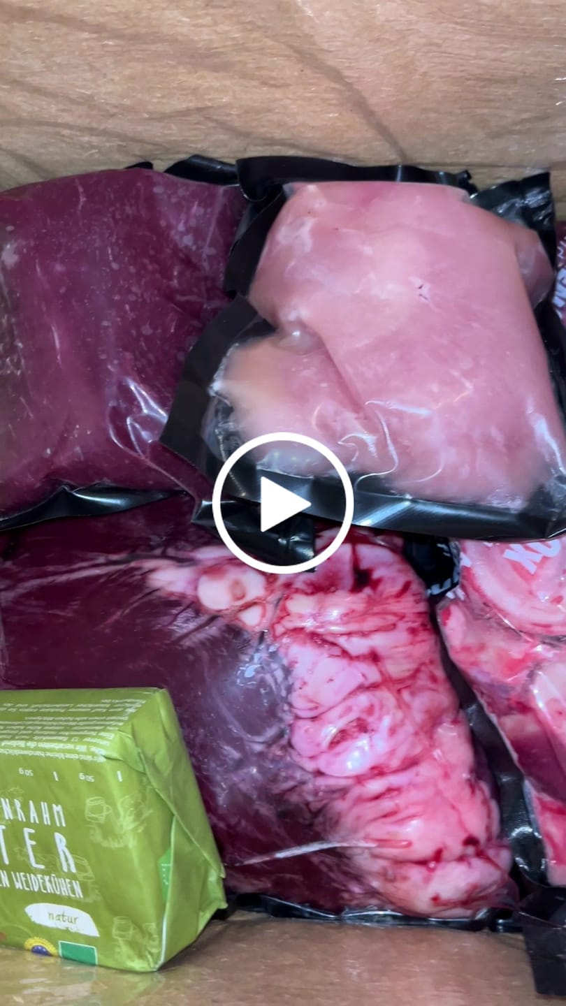 Customer video review of Ganzes Weiderinderherz