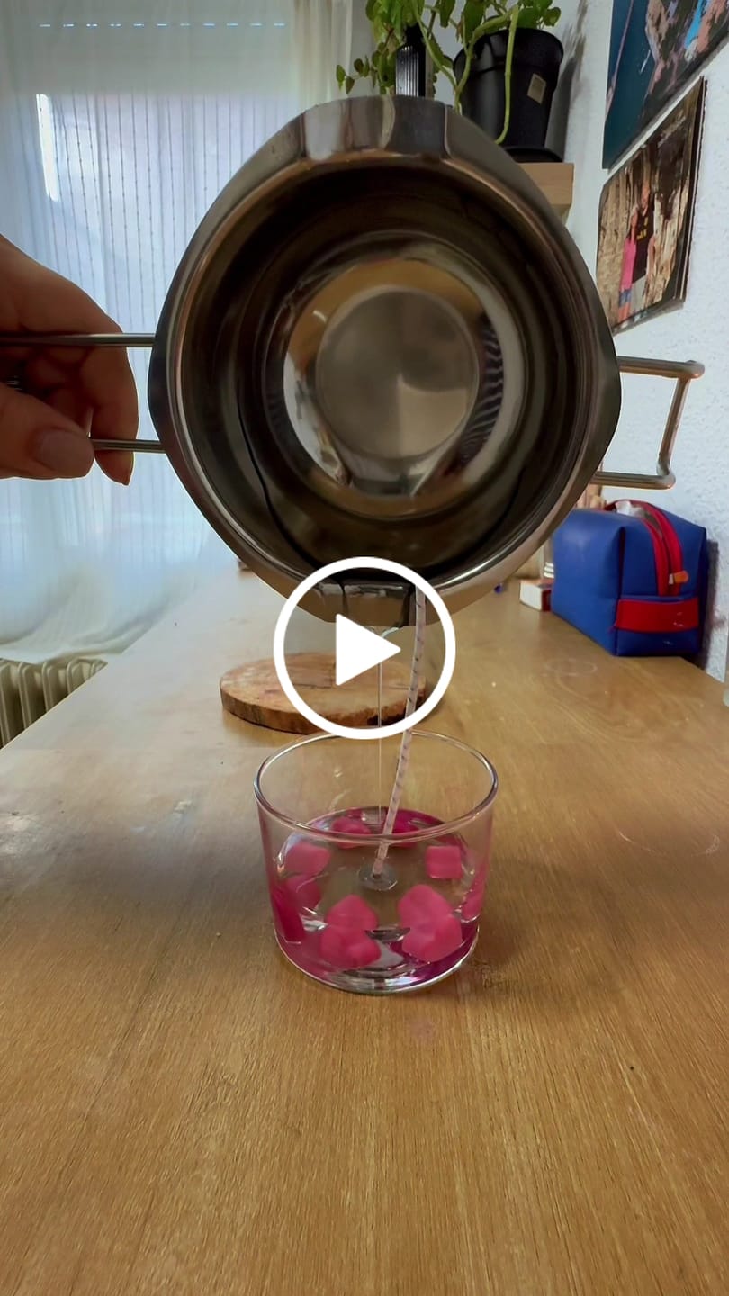 Customer video review of Gel para velas