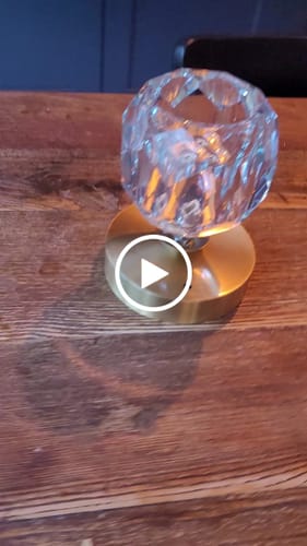 Customer video review of 1-Light Crystal Flush Mount Ceiling Light