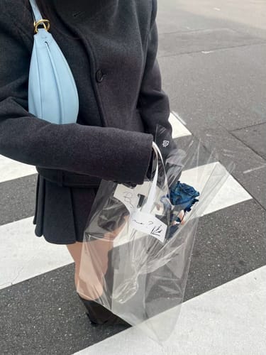 Customer photo review of WARDEN EDGE Structured Cropped Wool Coat and Pleated Mini Skirt Set